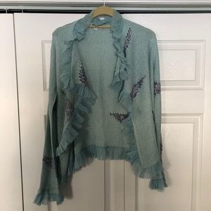 Ball of cotton women’s sky blue sweater